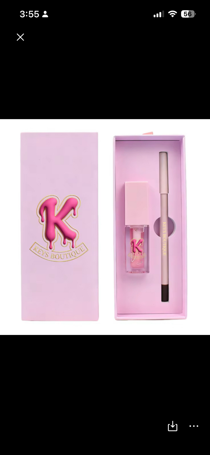 Lip oil and lip liner